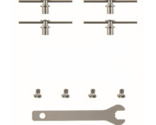 SUPPORTS AVEC VIS ET CLEF POUR AVANCEUR (x4 vis + x4 supports + 1clé)