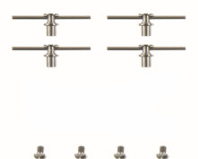 CLE D'ACTIVATION +4 VIS FIXATION +4 SUPPORTS TELESCOPIC ADVANCER