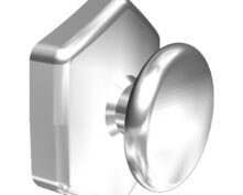 BOUTON A COLLER SANS NICKEL BASE COURBE (x10)