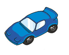 SILHOUETTES VOITURE P/PLAQUES (x10)