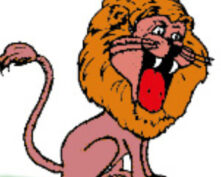 SILHOUETTES LION  P/PLAQUES (x10)
