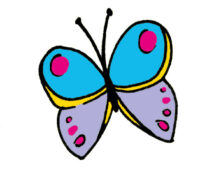 SILHOUETTES PAPILLON  P/PLAQUES (x10)
